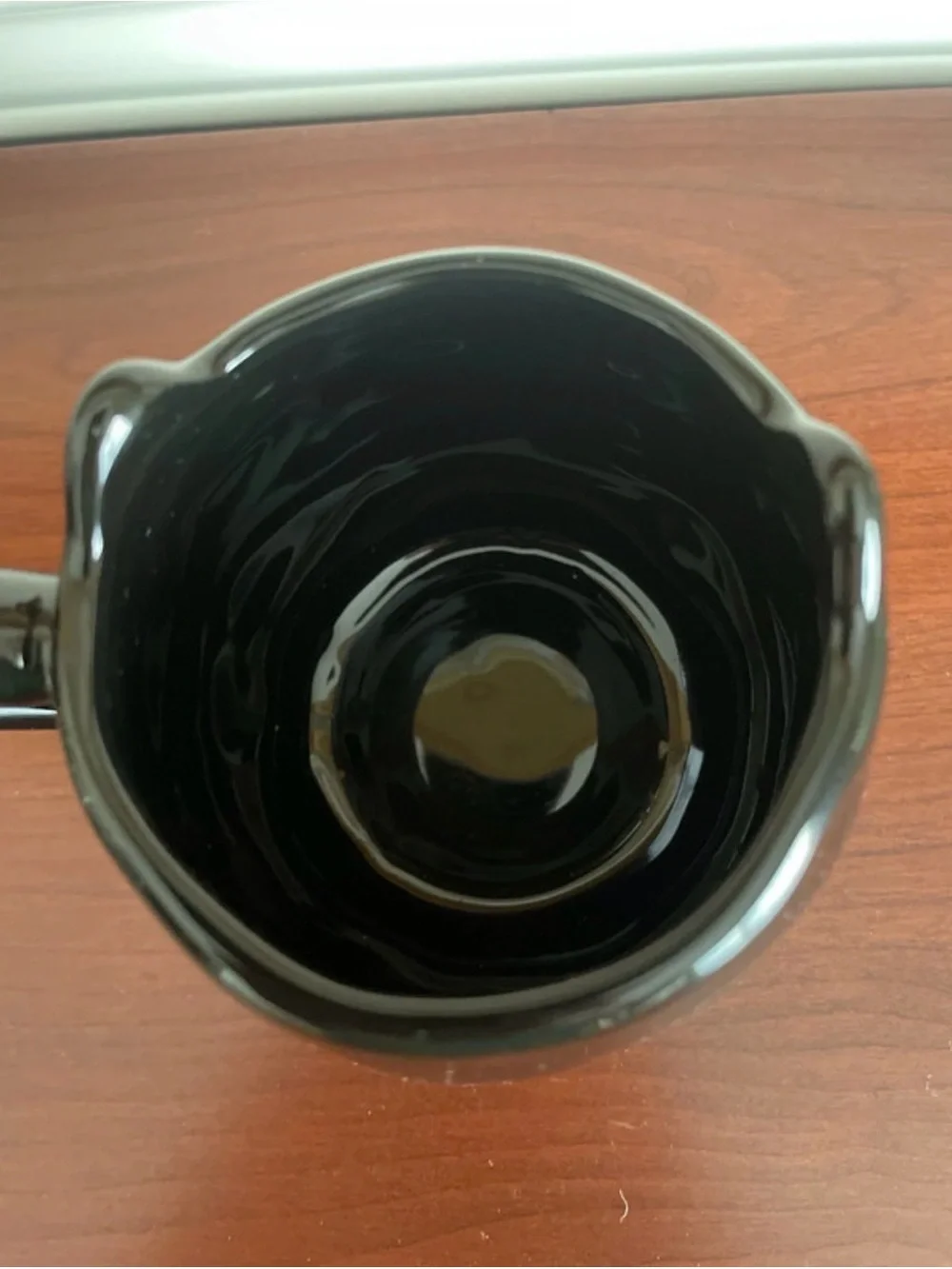 Pottery Barn Black Ceramic Vampire Bat Mug (Retired)